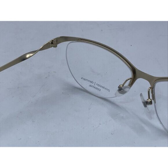 Prodesign Denmark 3128 c.2021 54-16-135 Tortoise and Gold Twist Eyewear Glasses - Picture 6 of 9